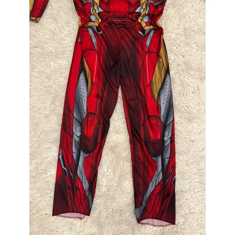 Rubie's Iron Man Civil War Costume Kids Size M Red Gold Padded Muscle Chest
